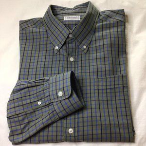 Custom Charvet France Dress Shirt Olive 18x37 18 x 37